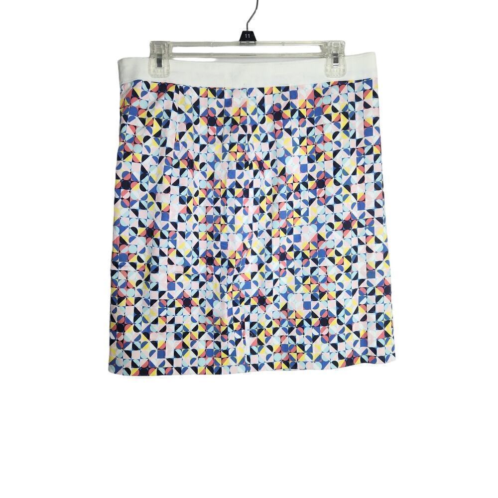 Etcetera Geometric print pencil skirt nwt sz 8 colorful Careerwear professional